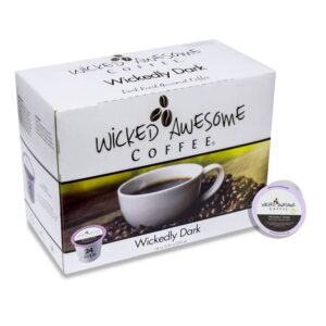 WICKED AWESOME COFFEE - WICKEDLY DARK 24 K-CUPS
