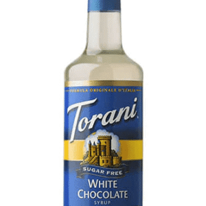 TORANI SYRUP - WHITE CHOCOLATE - SUGAR FREE (750 ML)