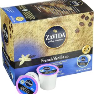 ZAVIDA - FRENCH VANILLA DARK ROAST 24 K-CUPS