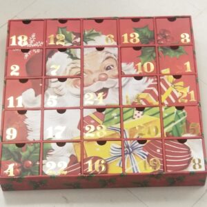 CHRISTMAS ADVENT CALENDAR + 24 K-CUPS WITH SANTA