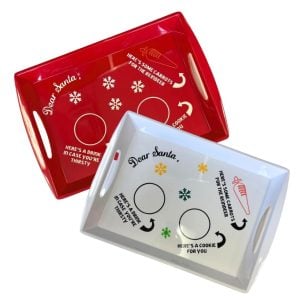 CHRISTMAS - SERVING TRAY RED
