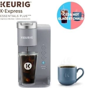 KEURIG - K- EXPRESS ESSENTIALS PLUS BREW OVER ICE MOONLIGHT GRAY