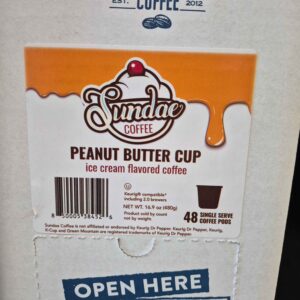 SUNDAE COFFEE - PEANUT BUTTER CUP 48 K-CUP